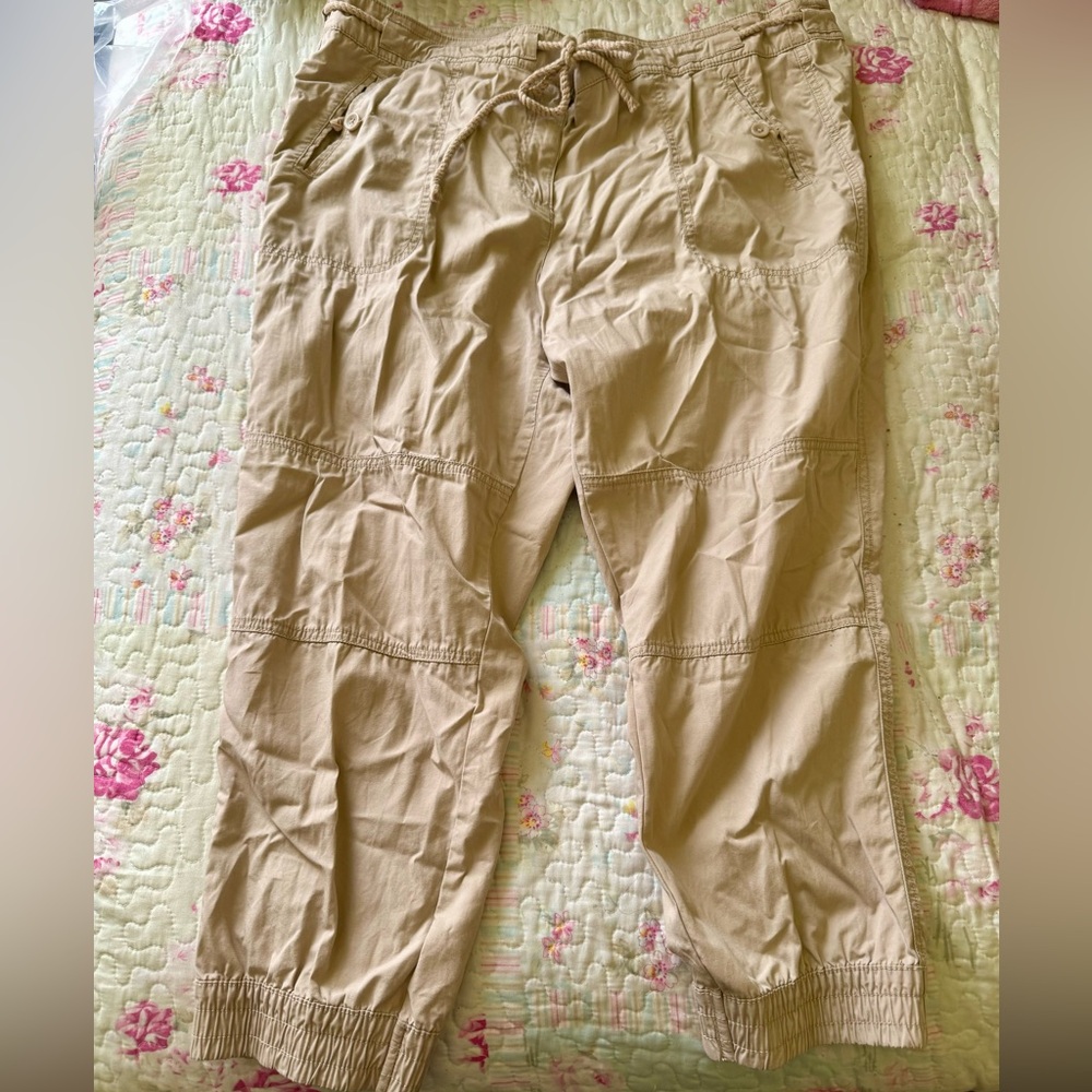 NWOT LOFT Mid-rise Cargo Joggers